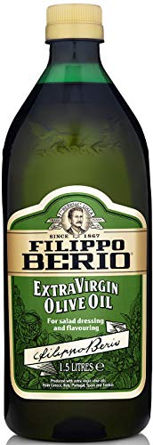 Filippo Berio Extra Virgin Olive Oil, Large Olive Oil 1.5 Litre Bottle, 1.5l