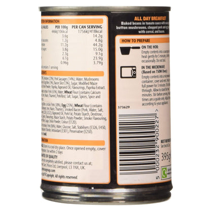 Hunger Breaks All Day Breakfast (395g) - Pack of 6